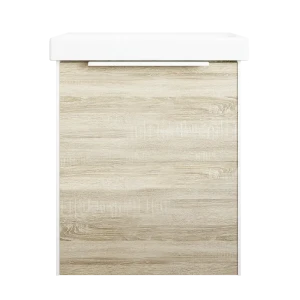 Тумба подвесная под раковину Sanflor Барселона 50 цвет дуб белый сонома