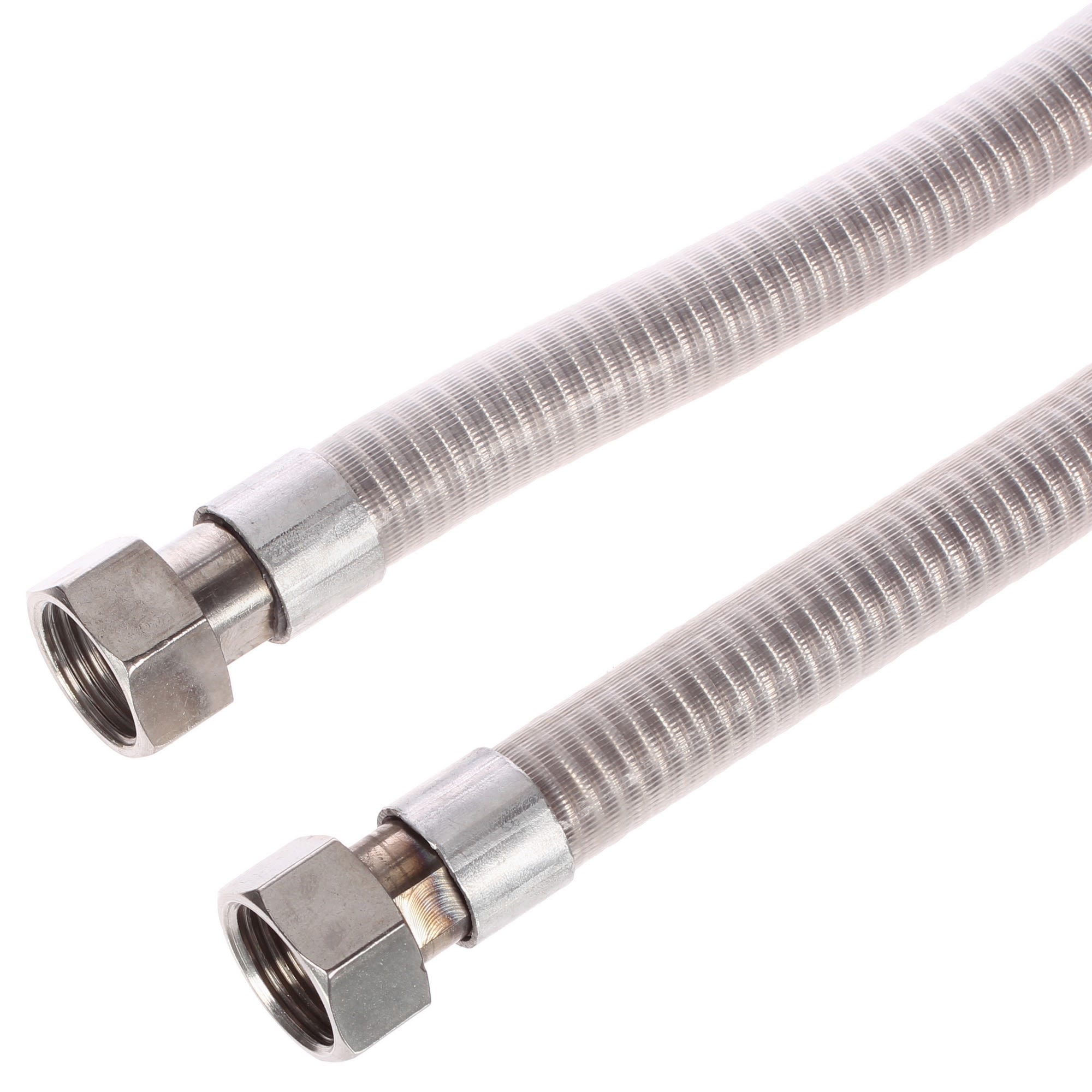 81979434 Гибкая подводка для газа и воды, сильфон, 1/2", гайка-гайка, 100 см Santreyd 