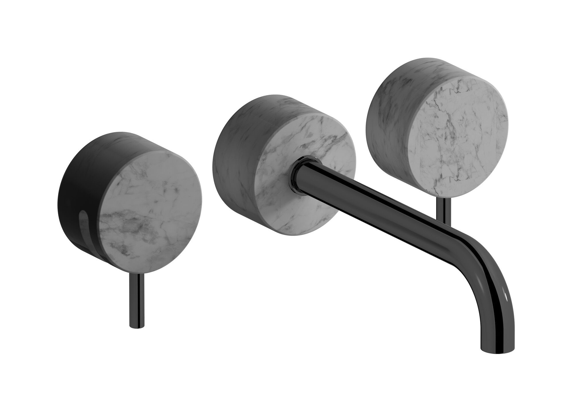 Мраморный настенный смеситель для раковины с 3 отверстиями IB мрамор + мрамор Elle ARCH-00113377 - Вид №3