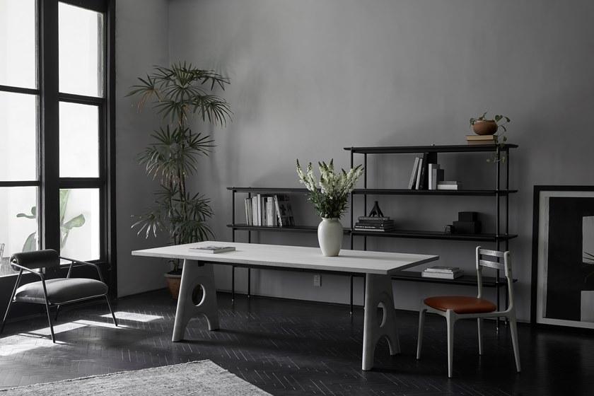 District Eight Скамейка из стали и дерева Stacking M234  - Вид №19