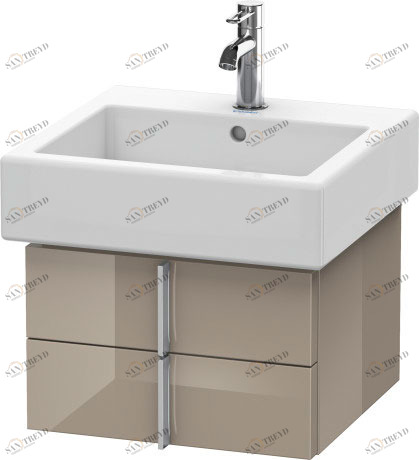 VE620308686 Vero Тумбочка подвесная Капучино глянцевый лак Duravit