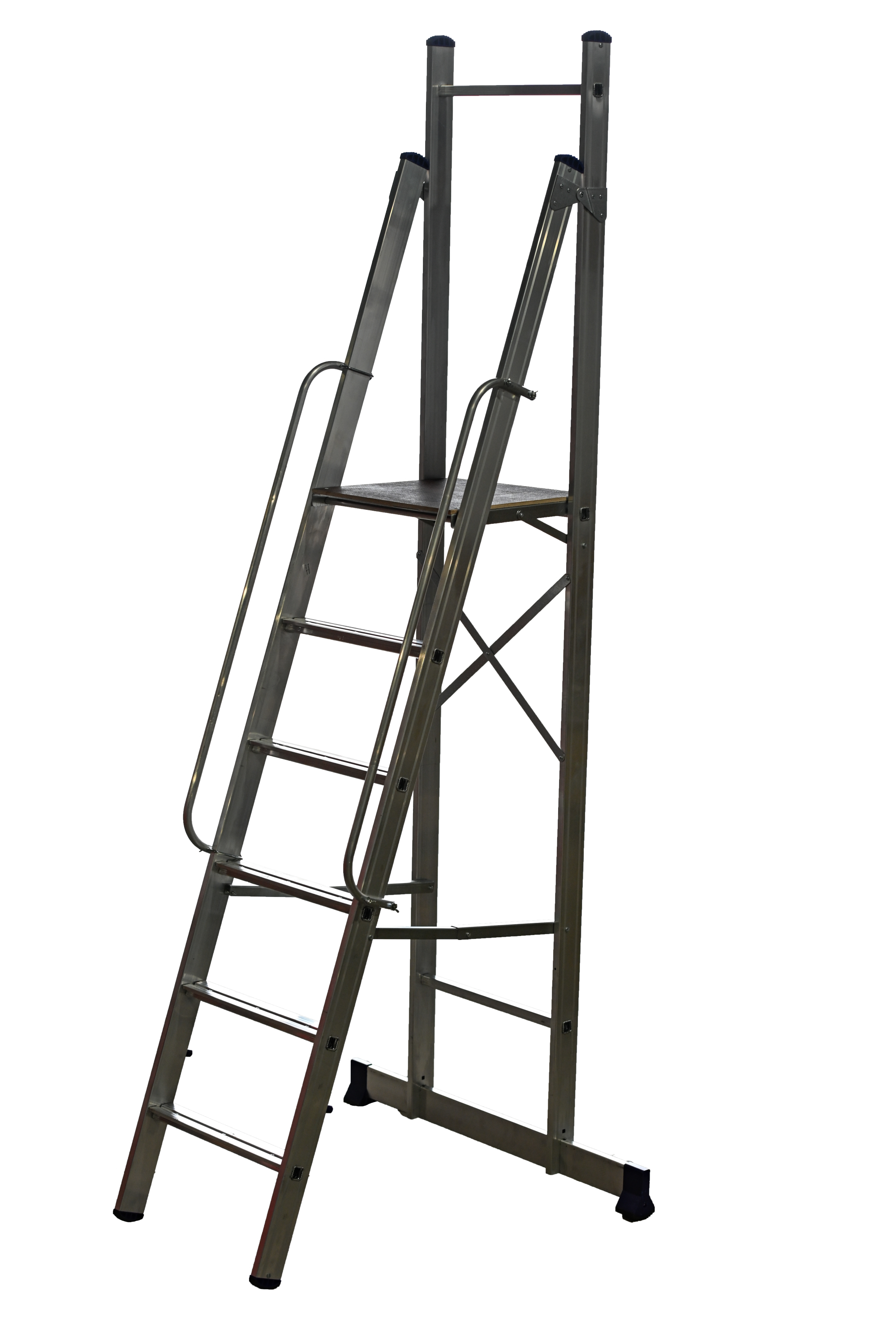 Стремянка -помост, профессиональная 6ст ALUMET APE 1406 - Вид №6