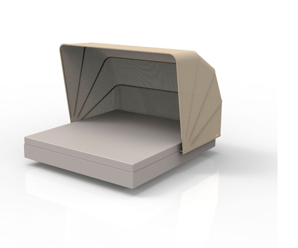 088218 Кровать cо складным навесом Vondom Vela - Вид №1