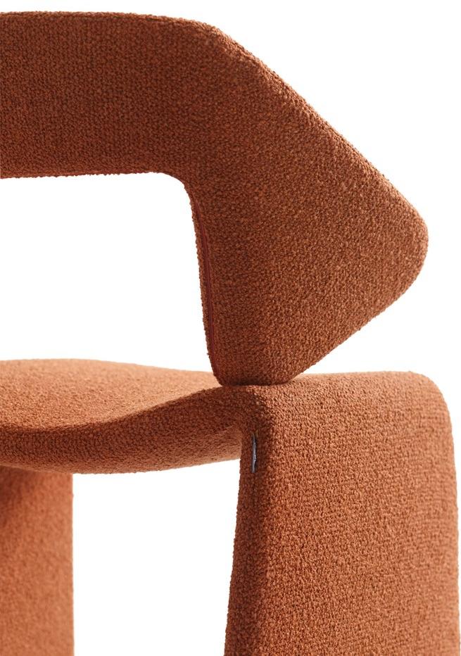 Artifort Мягкое кресло-санки из ткани на колесиках sun-id-1497199 - Вид №3