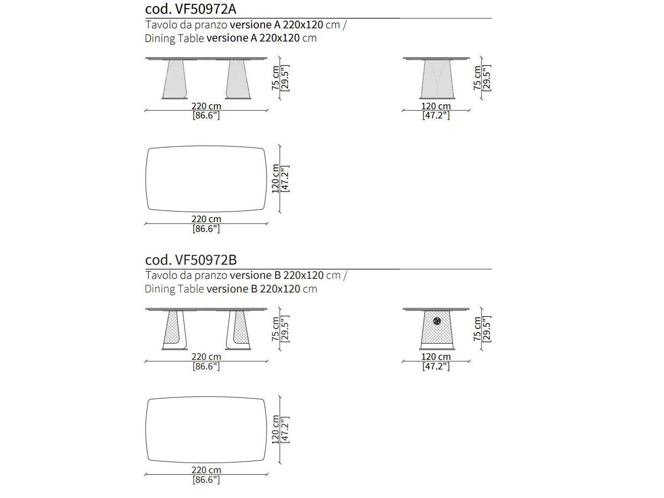 Мраморный обеденный стол Vittoria Frigerio FOSCARI ARCH-00034973 - Вид №6