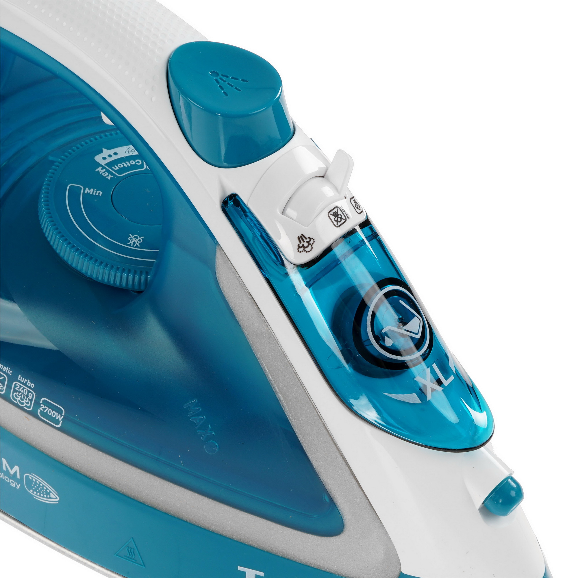 9983009 Утюг Tefal Easygliss Plus FV5772E0 бирюзовый STDN-0059750 - Вид №4