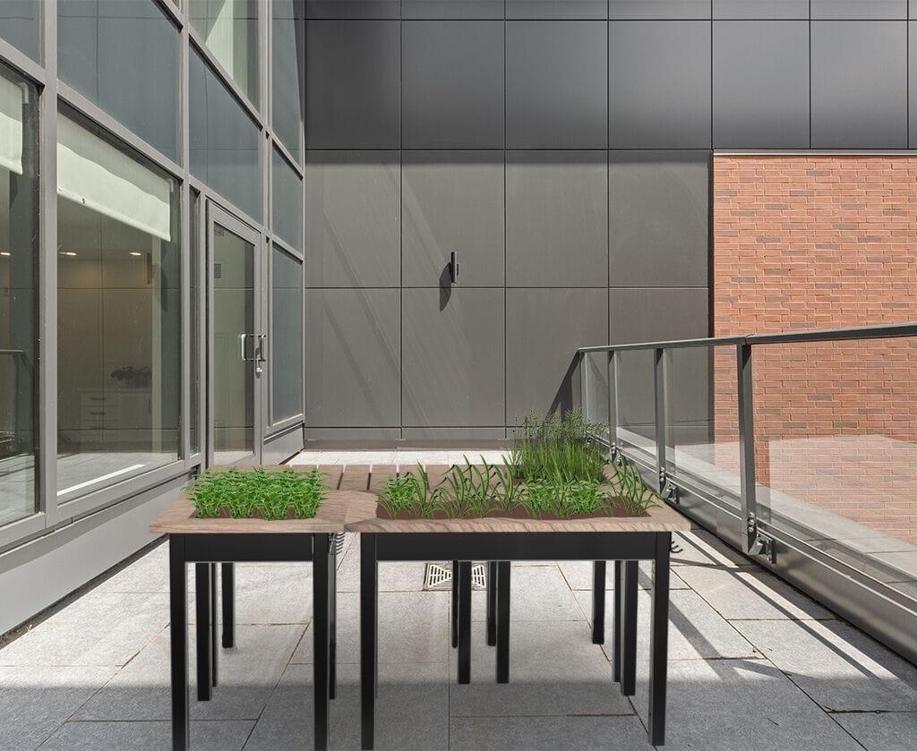 Прямоугольная деревянная плантатор Urbencéa JAYEN ARCH-00057071 - Вид №1