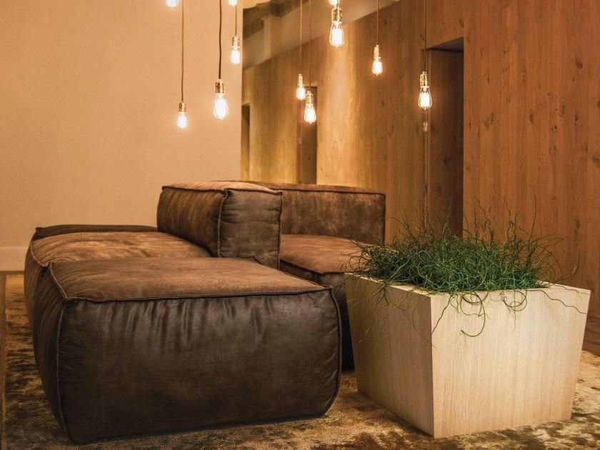 Hobby Flower Низкий квадратный горшок с автоматическим поливом Natura sun-id-1443969 - Вид №4