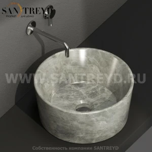 FO035AG Накладная раковина на столешницу  круглая Ceramica Globo