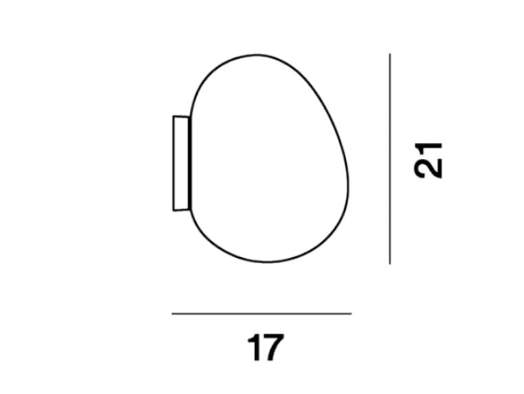 Настенный светильник из дутого стекла Foscarini Gregg ARCH-00031057 - Вид №7