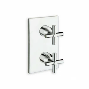 CRIXV751 Внешние части термостатического смесителя для душа / ванны для CRICS800 с 1 выпускным запорным клапаном и металлической пластиной Cristina Rubinetterie