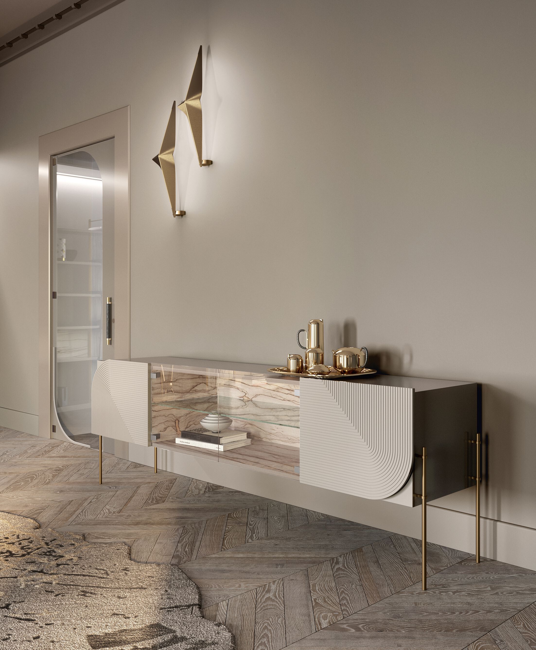 Диммируемый светодиодный настенный светильник Bizzotto Italia ARCH-00042976 - Вид №2