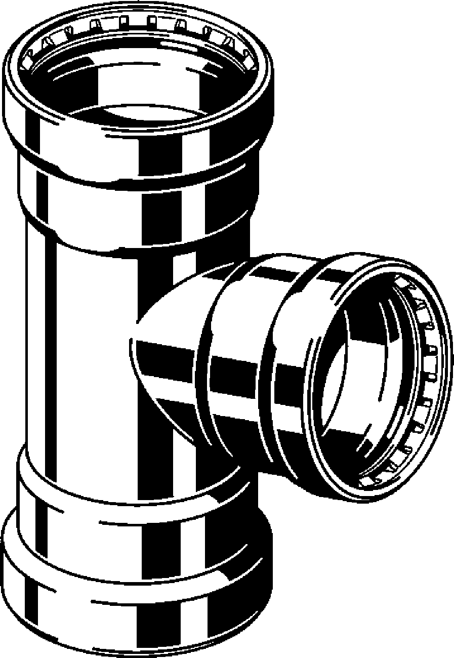 Viega Тройник Megapress S XL 4218XL (752033) 752 033 - Вид №1