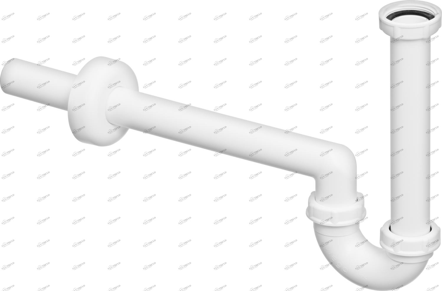 Канализационная арматура  Сифоны для умывальников и биде  Трапы для биде VIEGA 218 980 Модель 5536 Santreyd 