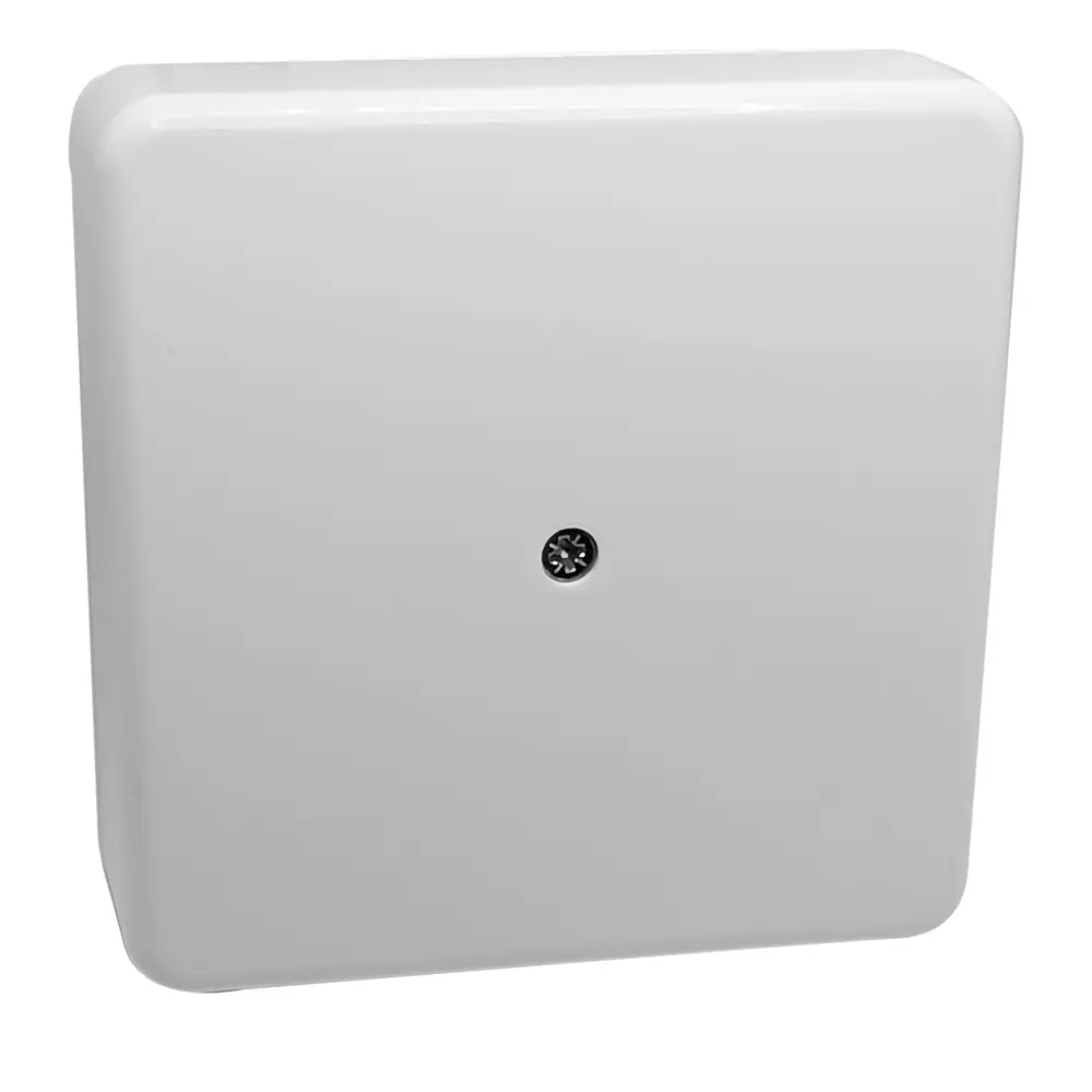 Распределительная коробка открытая Mirkl 100x100x29 мм 2 ввода цвет белый STLM-2088053 - Вид №1