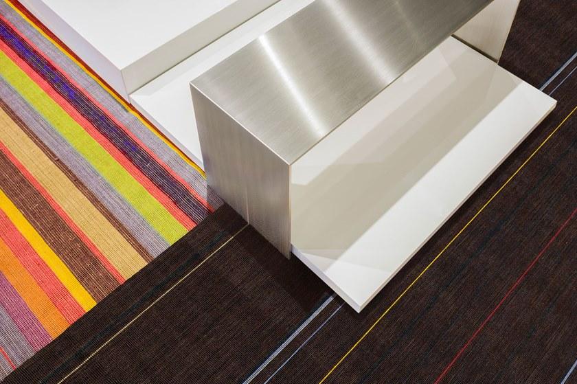 G.T.DESIGN Прямоугольный коврик в современном стиле в полоску Loop sun-id-1473879 - Вид №2