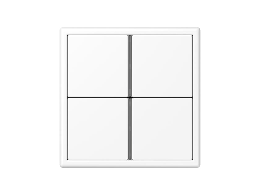 Матовый альпийский белый четырехъядерный переключатель F40 JUNG ARCH-00022975