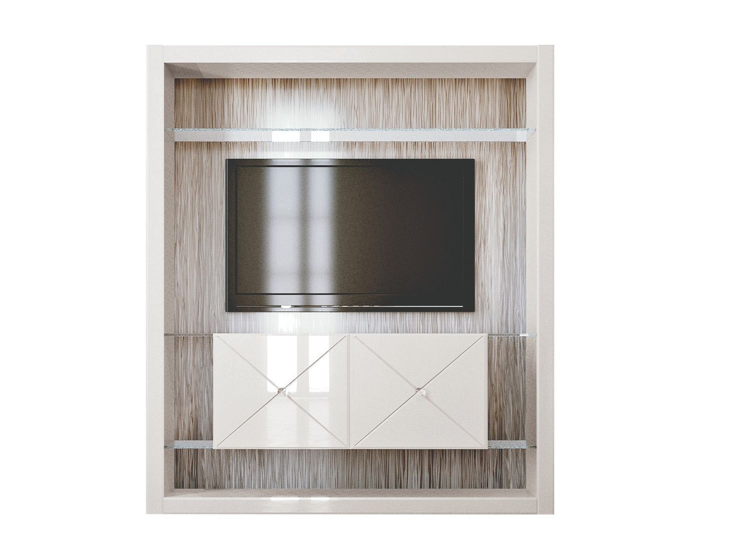 Шкаф для телевизора из дерева и стекла REFLEX ARCH-00113655