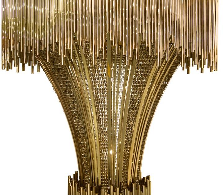 LUXXU Люстра из латуни с кристаллами swarovski® Scala sun-id-1360456 - Вид №2