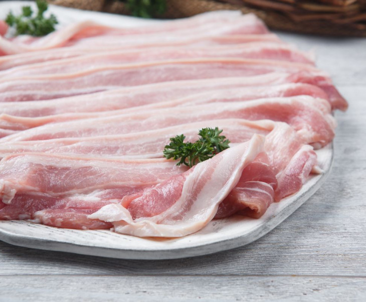 6100 Бекон свиной охлажденный Вкусляндия  - Вид №1