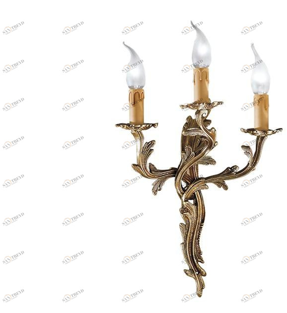 Possoni Illuminazione Настенный светильник Satinata Foglia 3000/a3