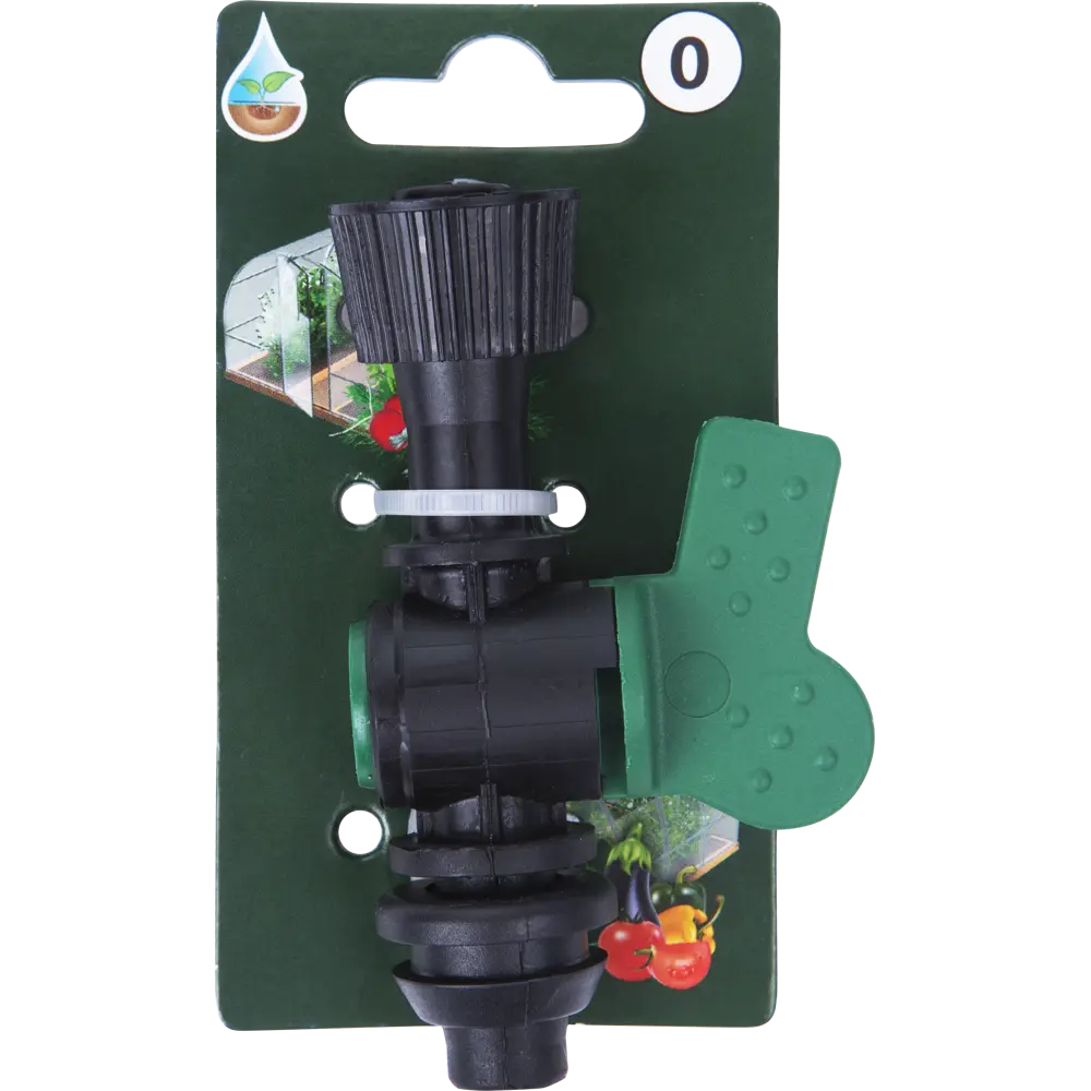 Старт-коннектор с краном BOUTTE, 16 мм STLM-2049745 - Вид №1