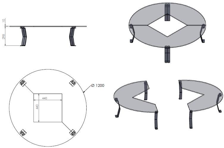 bioKamino Отдельностоящий камин с панорамным остеклением sun-id-1481766 - Вид №9