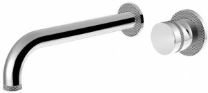 Rubinetteria Giulini Смеситель для раковины, настенный, однорычажный, на 2 отверстия Deluxe - myring Fmr0020dl