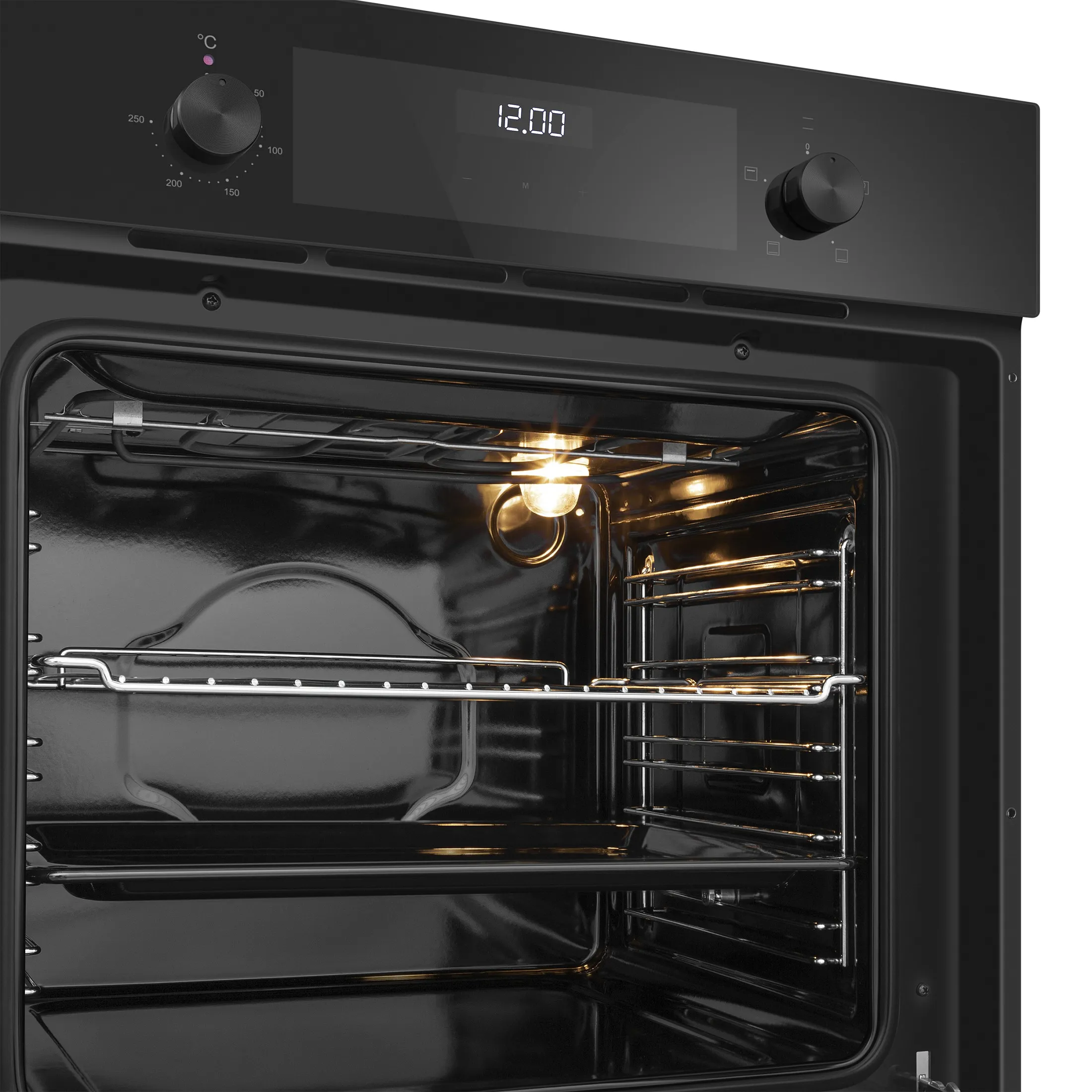 9168826 Электрический духовой шкаф Meferi MEO604BK POWER черный STDN-0131772 - Вид №12