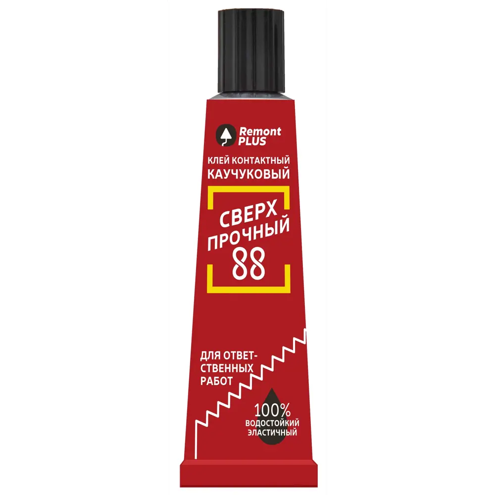 Контактный клей Remont PLUS 88 Сверхпрочный 125 мл - универсальное решение для прочного склеивания 89415528 STLM-1577212