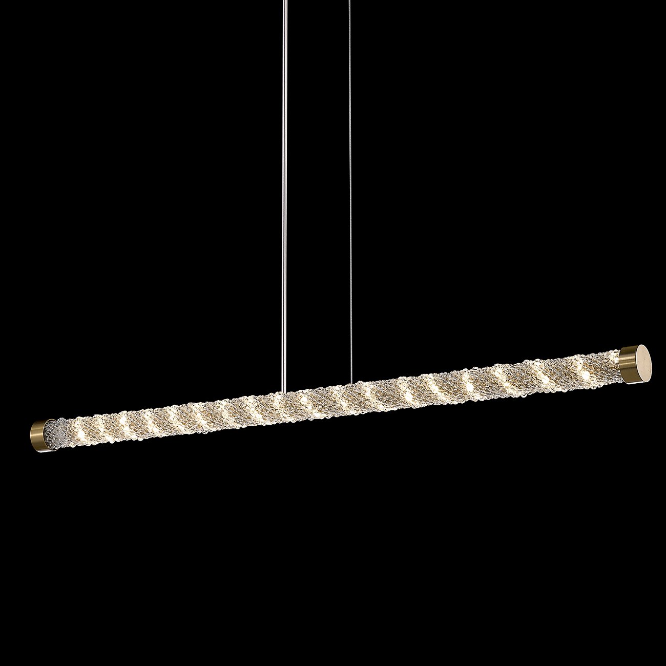 Светильник подвесной 120х80 см латунь Delight Collection PL98040 brass DELIGHT COLLECTION ДИЗАЙНЕРСКИЕ 00-3883158 Золото;прозрачный  - Вид №1