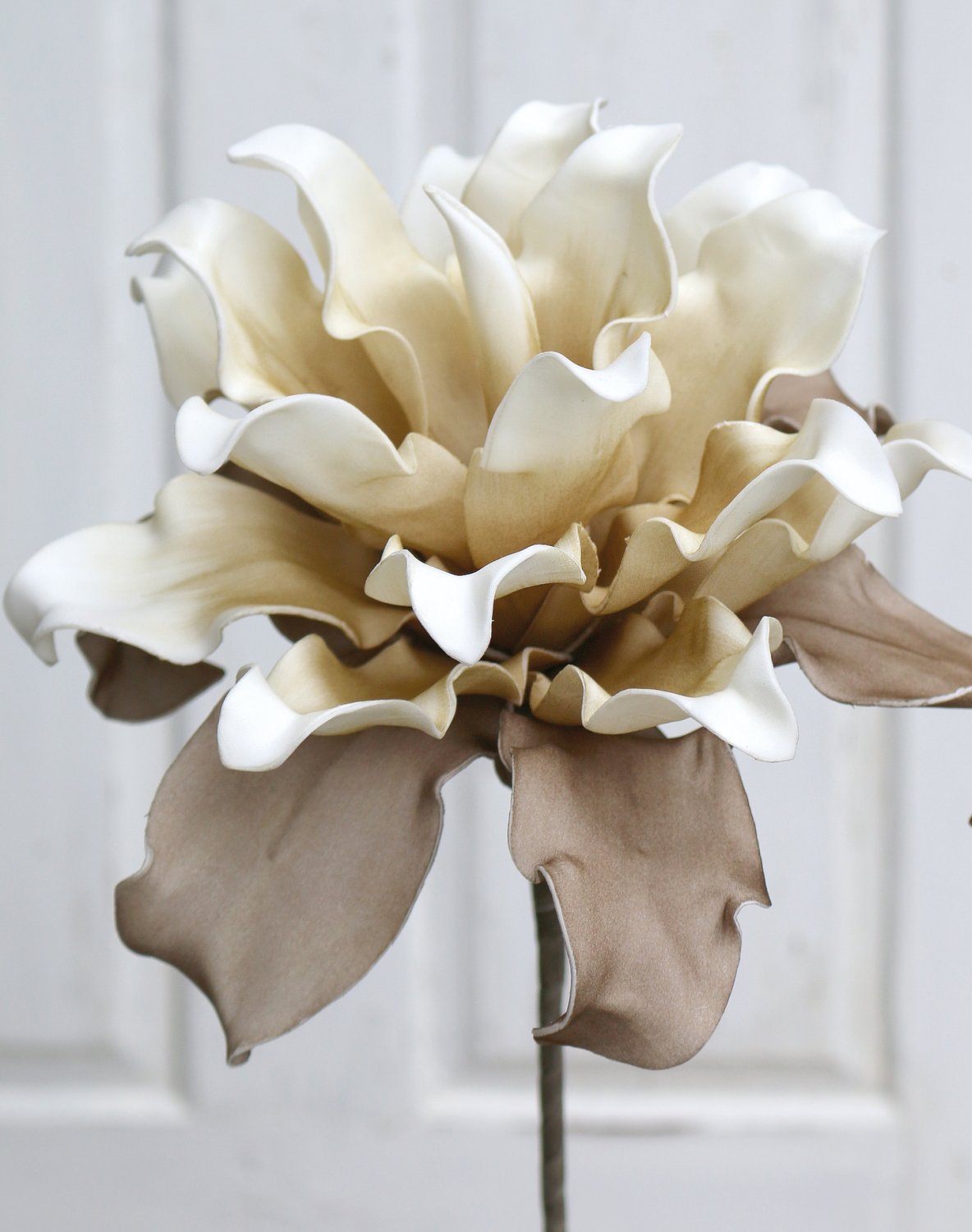 Искусственный протея мягкий цветок, 38 см, бежево-коричневый Santreyd 7898 776 a3 - Вид №2