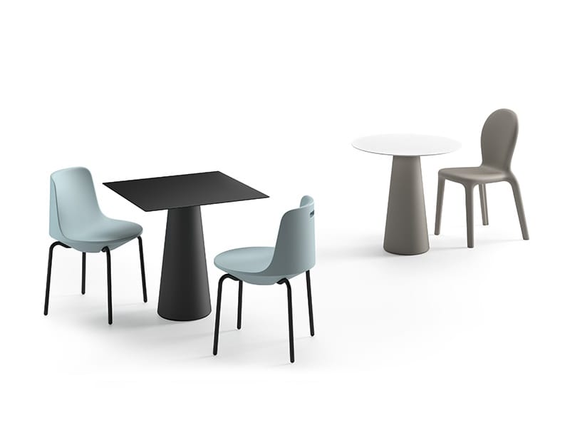 Пластиковый прямоугольный обеденный стол PLUST Fura ARCH-00121573 - Вид №1