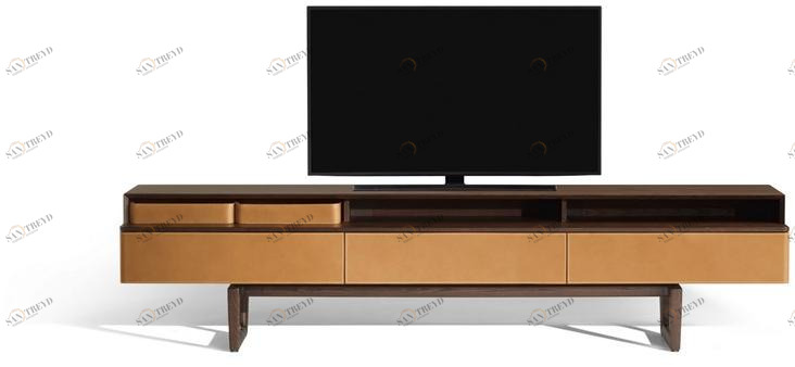 Poltrona Frau Кожаная тумба под ТВ с ящиками La collezione - mobili e complementi sun-id-1429563