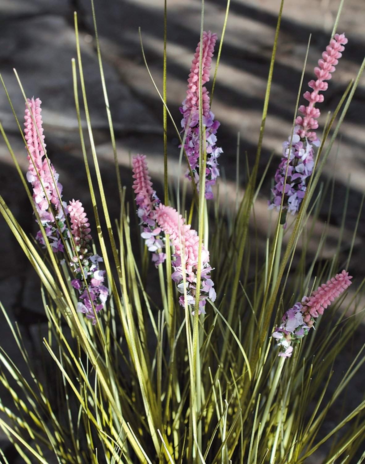 4778 510 a3 Искусственная трава с лавандой, горшечная, 58 см, розовая H-andreas  - Вид №3