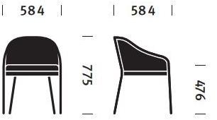 Herman Miller Стул с обивкой и подлокотниками Landmark sun-id-1355237 - Вид №5