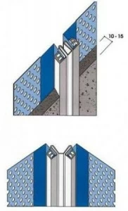 EDILFERRO TRAVEST Деформационный шов для внутренней штукатурки