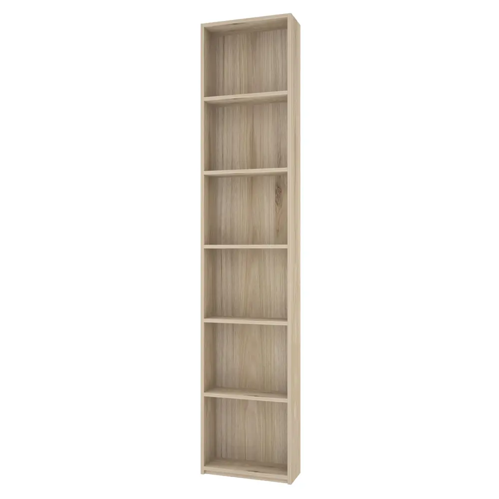 Стеллаж с полками 40x28.2x201 см ЛДСП цвет коричневый 83749814 STLM-2158281 Santreyd 