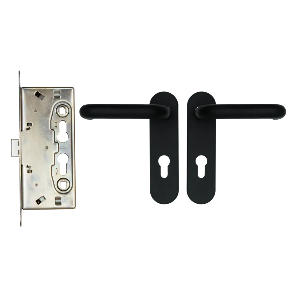 Замок врезной 772, цвет черный ЗЕНИТ STLM-2012656 - Вид №3