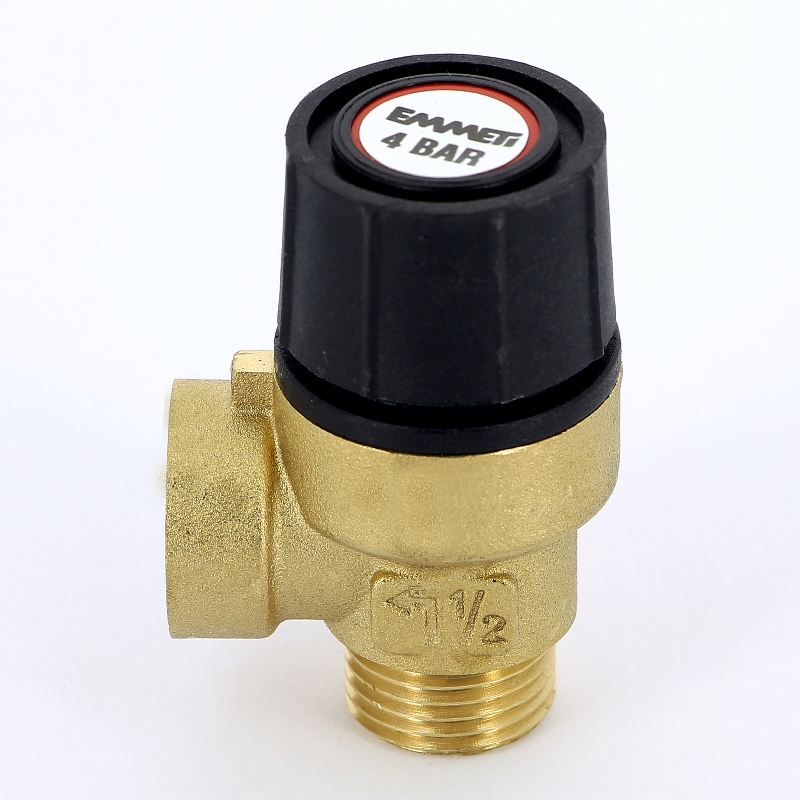 Клапан предохранительный НВ с нестандартной регулировкой EMMETI 1/2" 4 бар 00206040