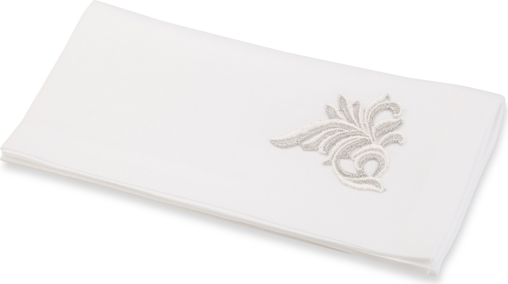 10618330 Weissfee Набор салфеток Weissfee "Гала Роял" 45х45см, 6шт (шампань, серебро) Лён 