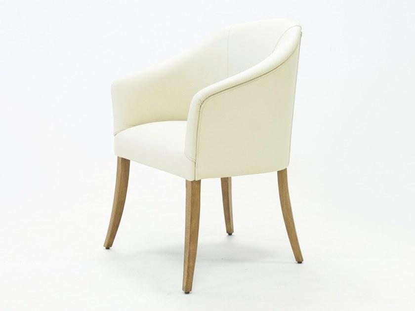 CREARTE COLLECTIONS Стул ресторана обитый кожей современный стиль с подлокотниками  39  - Вид №4