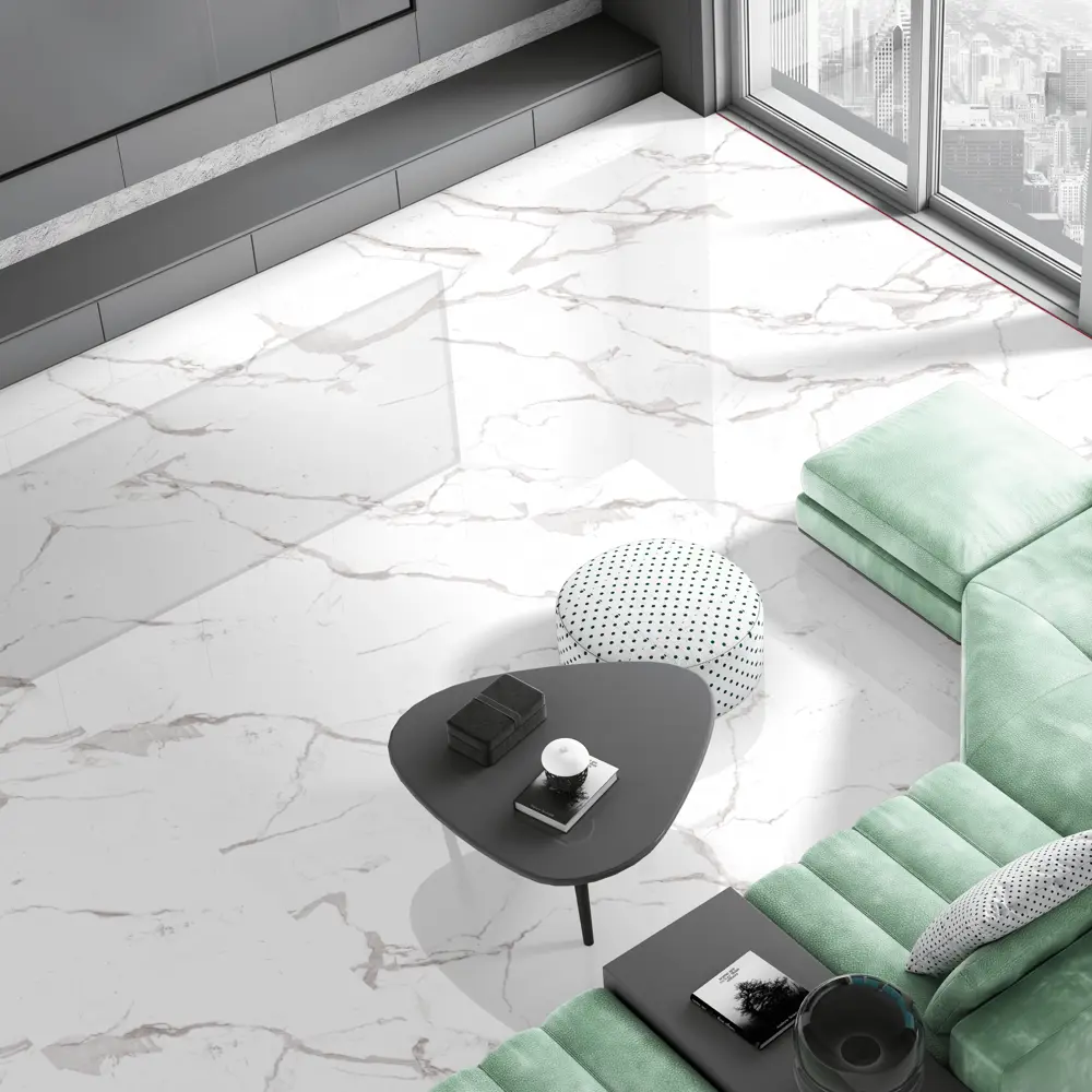 Arcadia Ceramica Statuario Mires — керамогранит с эффектом полированного мрамора 60×60 см 84855265 STLM-0056152