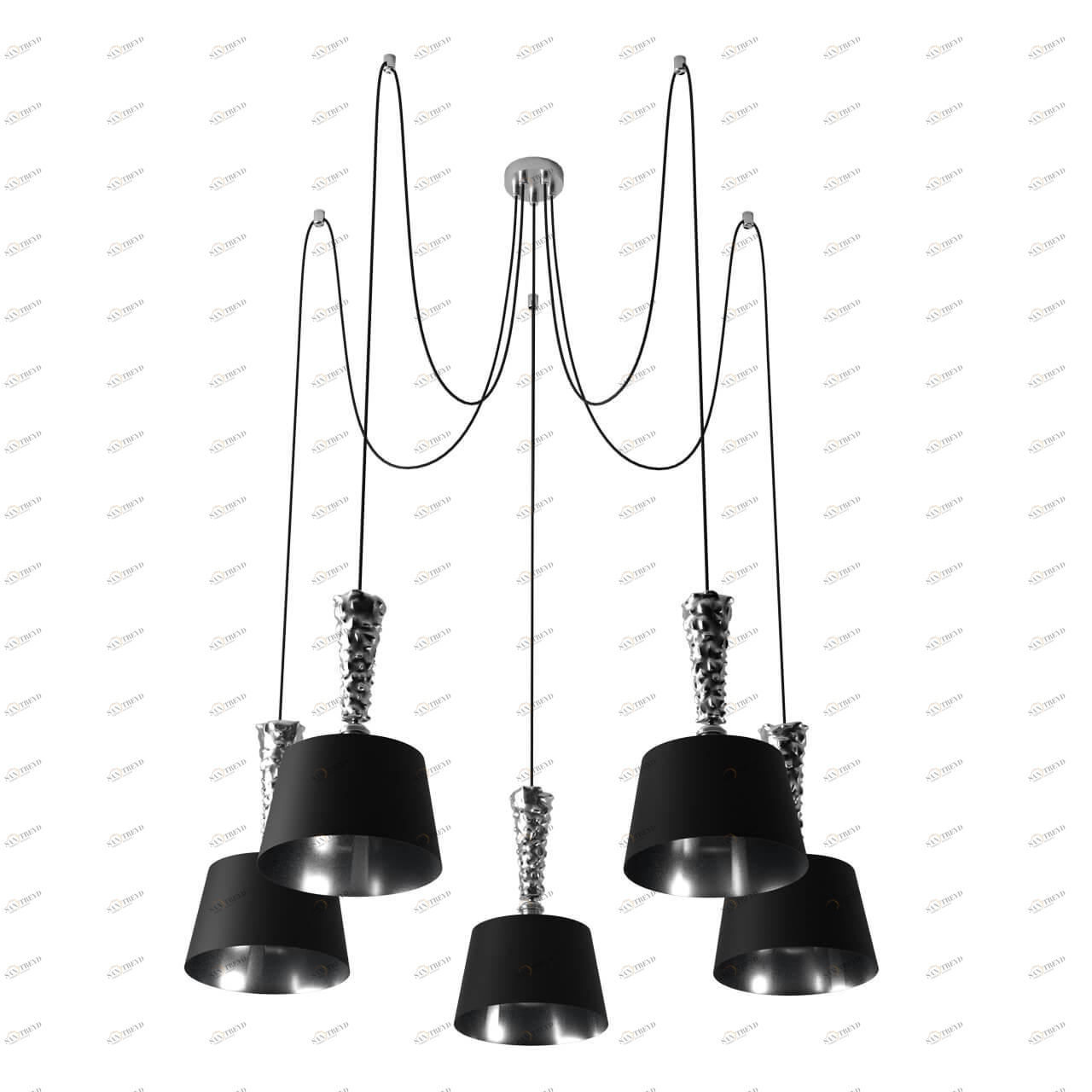 Подвесная люстра MW-Light Гэтсби 1 714010205 MW-LIGHT ГЭТСБИ 1 187463 Черный 