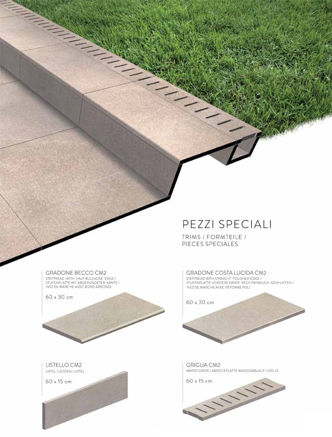 Напольная плитка из керамогранита с эффектом камня ARIOSTEA CM2 OUTDOOR ARCH-00097475 - Вид №10