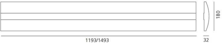 Artemide Настенный светильник из экструдированного алюминия Surf sun-id-1442411 - Вид №2