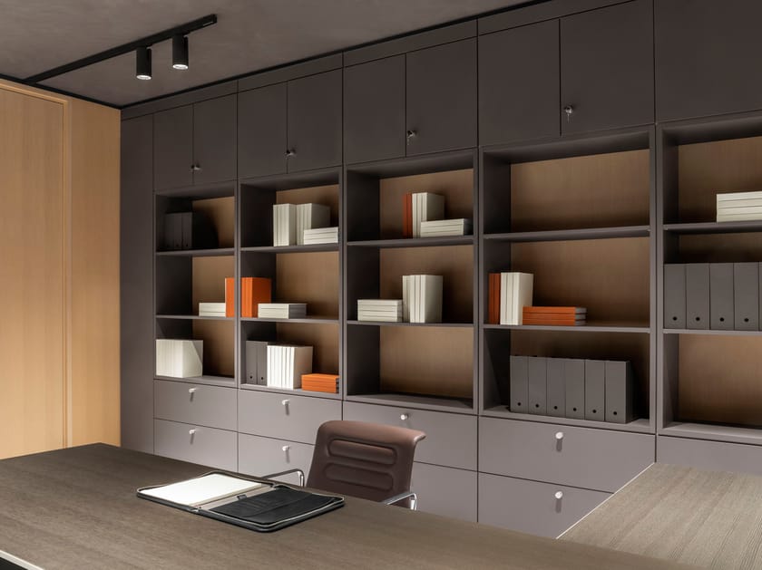 Высокий модульный офисный шкаф с ящиками Citterio программа 3 ARCH-00055751