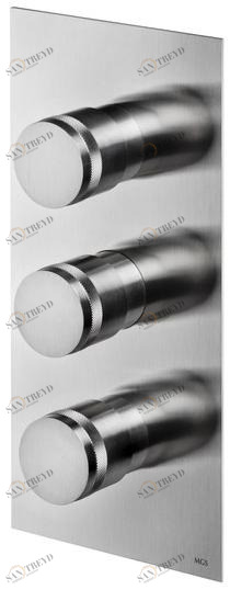 MGS Термостатический смеситель для душа из нержавеющей стали с тарелкой Ergon sun-id-1435330