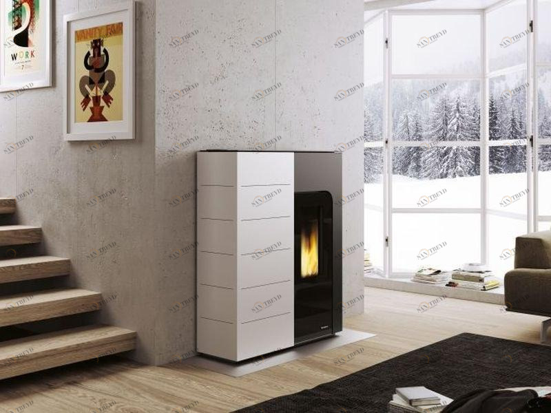 PALAZZETTI Пеллетная печь из стали и стекла класса а + Ginger sun-id-1387996