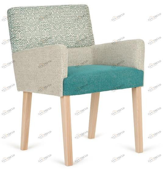 Paged Стул с обивкой и подлокотниками Zap sun-id-1349145